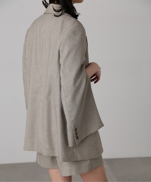 FREE'S MART（フリーズマート）の「［セットアップ対応］2WAYオーバーサイズジャケット（テーラードジャケット・レディース・ベージュ/グレー/ブラウン系その他/ホワイト系その他・SMALL/MEDIUM）」の12枚目の写真