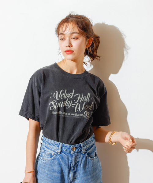 GOOD ROCK SPEED(グッドロックスピード)の「【GOOD ROCK SPEED/グッドロックスピード】別注ロゴTシャツ2(Tシャツ/カットソー・レディース・ホワイト/スミクロ・フリー)」の8枚目の写真