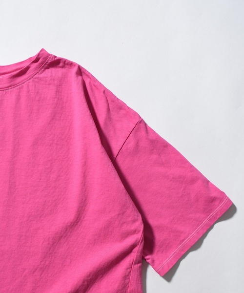 Johnbull(ジョンブル)の「オーバーダイプリントTシャツ(TOWN)(Tシャツ/カットソー・レディース・U・FREE)」の4枚目の写真
