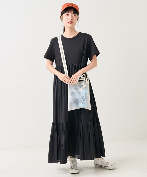 FREAK'S STORE（フリークスストア）の「インド 異素材切替ワンピース