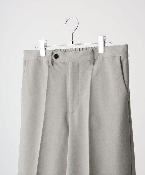 セール】【CLEL】Back Brushed TR Flare Slacks/バック