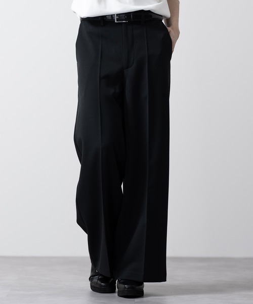 【CLEL】プライムTR ジャケット＋バックブラッシュドTR フレアスラックス CLEL】Back Brushed TR Flare Slacks/バックブラッシュドTR フレア