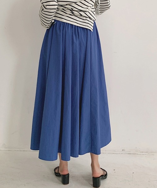 Twinkle;pm（トゥインクルピーエム）の「カラフルギャザースカート（スカート・レディース・ブラウン/ピンク/オレンジ/ブルー/グリーン/ブラック・FREE）」の15枚目の写真