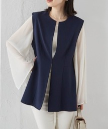 RANAN（ラナン）の「【防シワ】ペプラムジレベスト（スーツベスト）」