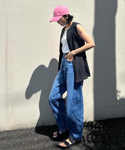 RANAN（ラナン）の「【防シワ】ペプラムジレベスト（スーツベスト・レディース・ライトグレー/ネイビー/ブラック・L/M/LL）」の20枚目の写真