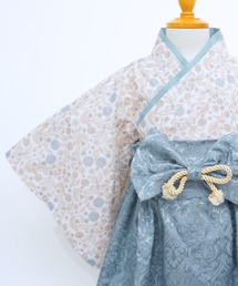 SweetMommy（スウィートマミー）の「【新色】3WAY コットン×ジャガード　2ピース袴ロンパース [こどもの日 端午の節句]  [誕生日 記念日 お食い初め お宮参り 七五三]（着物）」