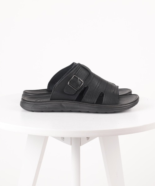 aimoha（アイモハ）の「aimoha men BASIC FAKE LEATHER SLIPPER べシック サンダル（サンダル・メンズ・ブラウン/ブラック・27.5cm/25.0cm/25.5cm/26.0cm/26.5cm/27.0cm）」の10枚目の写真