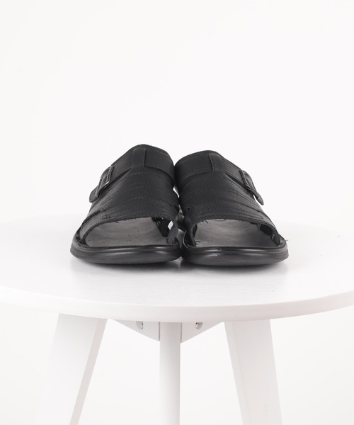 aimoha（アイモハ）の「aimoha men BASIC FAKE LEATHER SLIPPER べシック サンダル（サンダル・メンズ・ブラウン/ブラック・27.5cm/25.0cm/25.5cm/26.0cm/26.5cm/27.0cm）」の13枚目の写真
