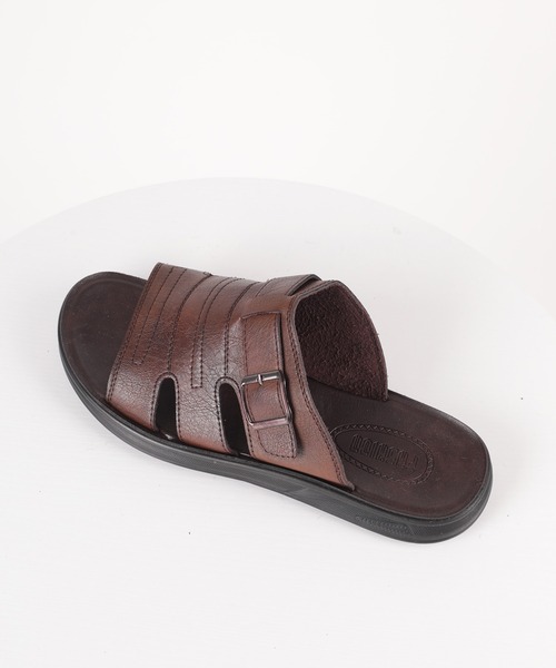 aimoha（アイモハ）の「aimoha men BASIC FAKE LEATHER SLIPPER べシック サンダル（サンダル・メンズ・ブラウン/ブラック・27.5cm/25.0cm/25.5cm/26.0cm/26.5cm/27.0cm）」の14枚目の写真