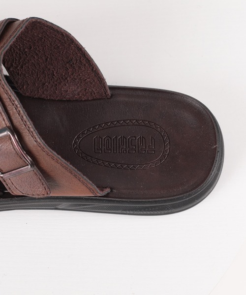 aimoha（アイモハ）の「aimoha men BASIC FAKE LEATHER SLIPPER べシック サンダル（サンダル・メンズ・ブラウン/ブラック・27.5cm/25.0cm/25.5cm/26.0cm/26.5cm/27.0cm）」の17枚目の写真