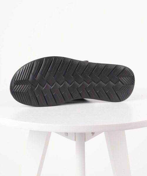 aimoha（アイモハ）の「aimoha men BASIC FAKE LEATHER SLIPPER べシック サンダル（サンダル・メンズ・ブラウン/ブラック・27.5cm/25.0cm/25.5cm/26.0cm/26.5cm/27.0cm）」の18枚目の写真