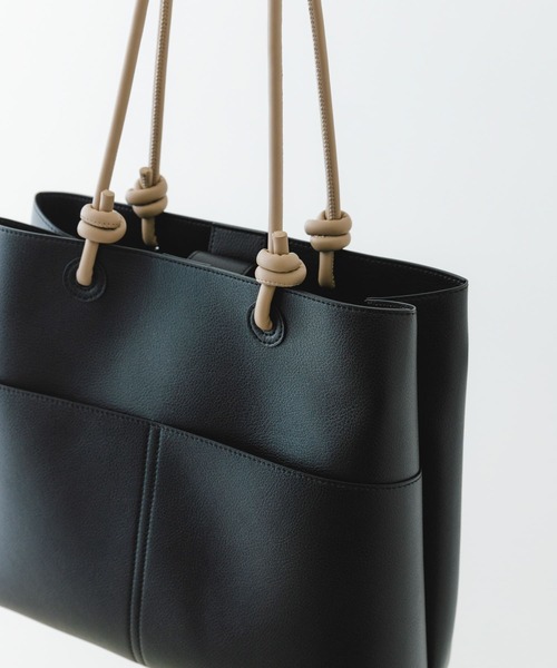 RODE SKO(ロデスコ)の「結びハンドルバッグ(ハンドバッグ・レディース・グレー系その他/ブラック・ONE)」の22枚目の写真