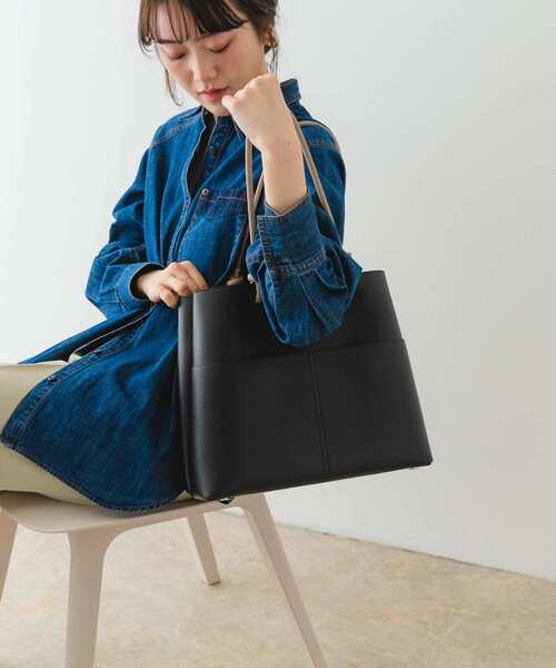 RODE SKO(ロデスコ)の「結びハンドルバッグ(ハンドバッグ・レディース・グレー系その他/ブラック・ONE)」の10枚目の写真