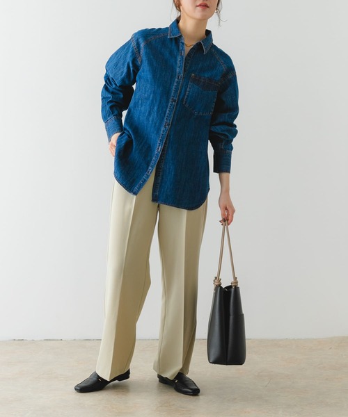 RODE SKO(ロデスコ)の「結びハンドルバッグ(ハンドバッグ・レディース・グレー系その他/ブラック・ONE)」の5枚目の写真