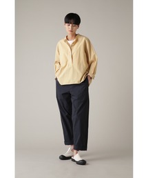 美品 MHL クロップドコットントラウザーズ 3 ブラウン MHL. コットンリネン トラウザーズ クロップド サイズ 0 - メルカリ