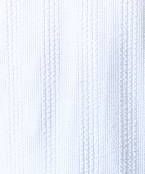 HIDEAWAYS NICOLE(ハイダウェイニコル)の「ブリスターストライプVネック半袖プルオーバー(Tシャツ/カットソー・メンズ・ホワイト×ブラック/ブラック/ホワイト/ブラック×ホワイト・MEDIUM/LARGE/X-LARGE)」の14枚目の写真