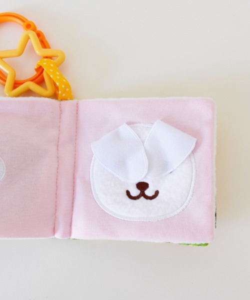 BIRTHDAY BAR(バースデイバー)の「いないいないばあ 布絵本(ベビーギフト・キッズ・イエロー/ブルー・0)」の6枚目の写真