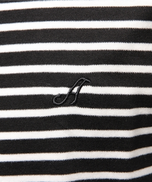 ABAHOUSE（アバハウス）の「スーピマ　スムースタートルネック（Tシャツ/カットソー・メンズ・ホワイト/ブラック×ホワイト/グレー/ブラック・2/3）」の13枚目の写真