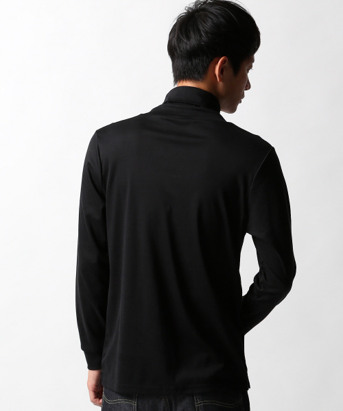 ABAHOUSE（アバハウス）の「スーピマ　スムースタートルネック（Tシャツ/カットソー・メンズ・ホワイト/ブラック×ホワイト/グレー/ブラック・2/3）」の15枚目の写真