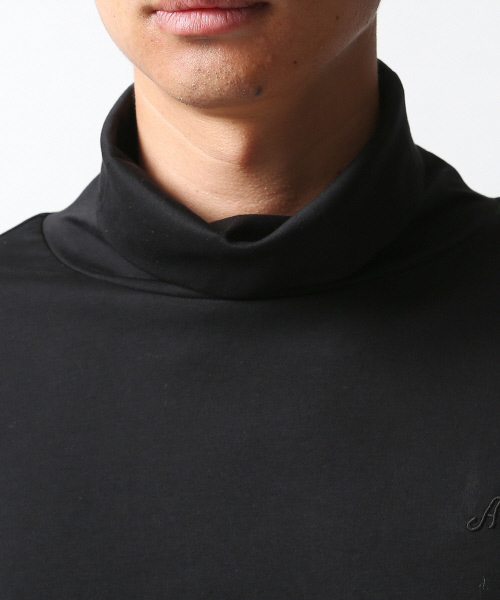 ABAHOUSE（アバハウス）の「スーピマ　スムースタートルネック（Tシャツ/カットソー・メンズ・ホワイト/ブラック×ホワイト/グレー/ブラック・2/3）」の16枚目の写真