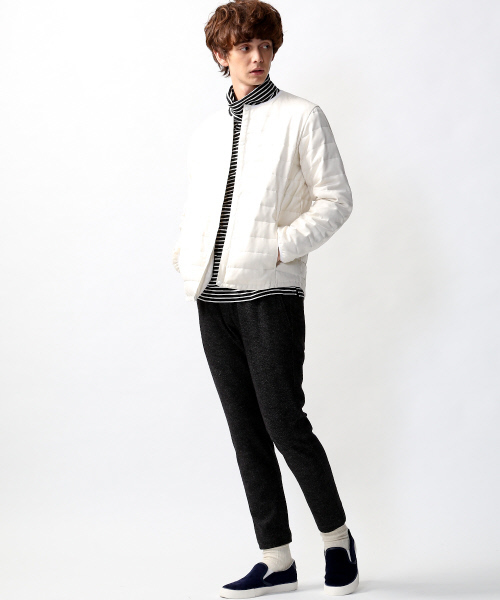 ABAHOUSE（アバハウス）の「スーピマ　スムースタートルネック（Tシャツ/カットソー・メンズ・ホワイト/ブラック×ホワイト/グレー/ブラック・2/3）」の21枚目の写真