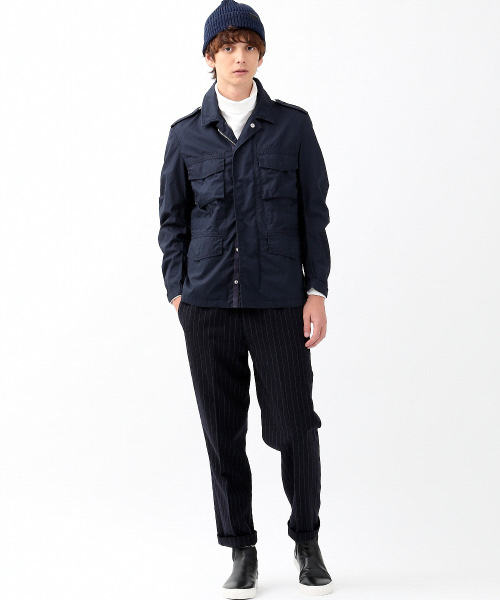 ABAHOUSE（アバハウス）の「スーピマ　スムースタートルネック（Tシャツ/カットソー・メンズ・ホワイト/ブラック×ホワイト/グレー/ブラック・2/3）」の22枚目の写真