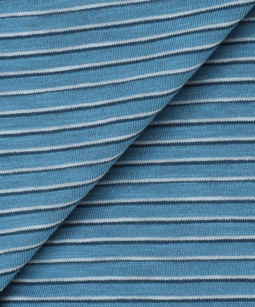 JOURNAL STANDARD relume（ジャーナルスタンダード　レリューム）の「【NATION WIDE / ネーションワイド】 ボーダーTシャツ（Tシャツ/カットソー・メンズ・ライトブルー/チャコールグレー/ホワイト×ホワイト・LARGE/MEDIUM）」の19枚目の写真