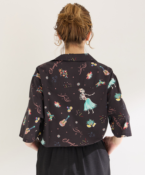 B.C STOCK(ベーセーストック)の「CRH/アロハシャツ(MEXICO)(シャツ/ブラウス・メンズ・ホワイト×ホワイト/ブラック・LARGE/MEDIUM)」の7枚目の写真