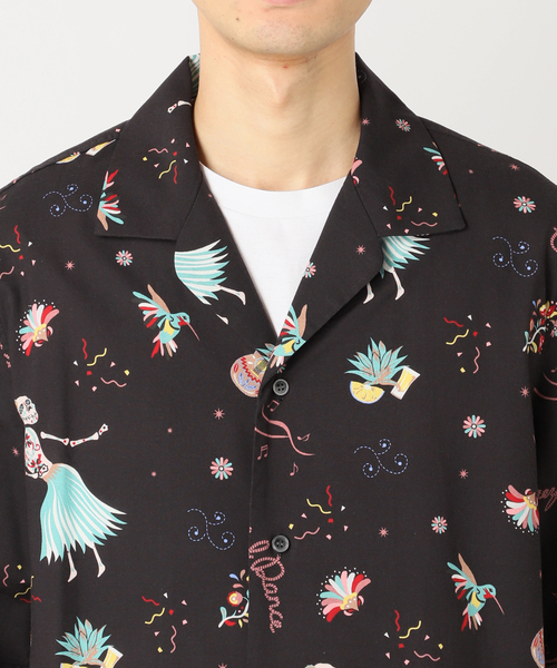 B.C STOCK(ベーセーストック)の「CRH/アロハシャツ(MEXICO)(シャツ/ブラウス・メンズ・ホワイト×ホワイト/ブラック・LARGE/MEDIUM)」の19枚目の写真