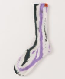 UNIVERSAL PRODUCTS | UNIVERSAL OVERALL/クルーソックスむら染リブクルー LU-003-401(ソックス/靴下)