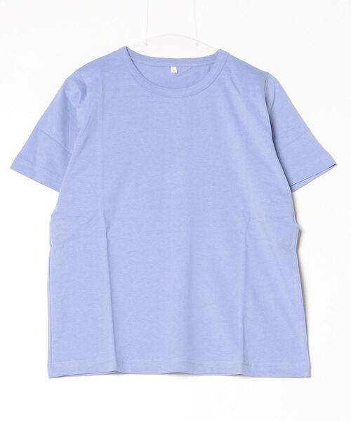 SETUP7(セットアップセブン)の「【SETUP7】USAコットン半袖Tシャツ GLR※(Tシャツ/カットソー・レディース・ダークグリーン/ブラック/パープル/ホワイト・M/L/S)」の1枚目の写真