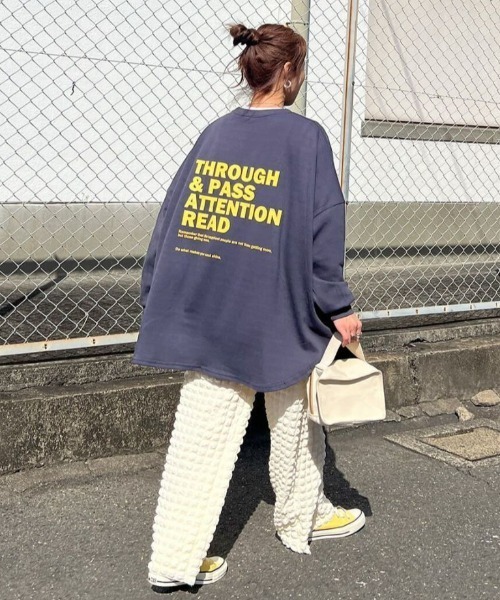 ISOOK(アイスー)の「ポップコーンイージーパンツ(chiica select) / ぽこぽこパンツ ワイドパンツ ポップコーンパンツ(その他パンツ・レディース・アイボリー/ブラック・FREE)」の9枚目の写真