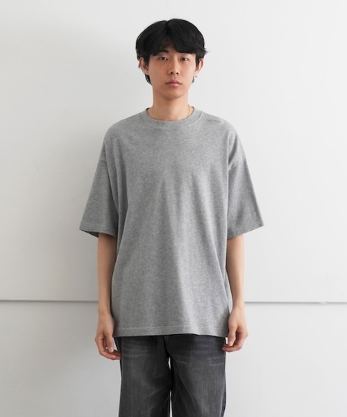 EVCON(エビコン)の「EVCON WIDE S/S T-SHIRT(Tシャツ/カットソー・メンズ・ホワイト/グレー/ブラック・1/2)」の3枚目の写真