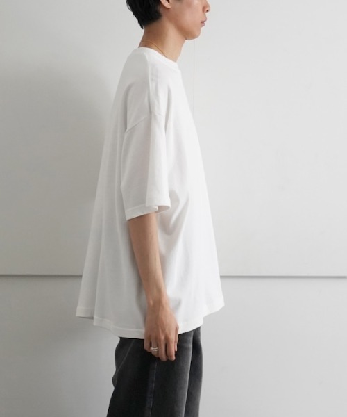 EVCON(エビコン)の「EVCON WIDE S/S T-SHIRT(Tシャツ/カットソー・メンズ・ホワイト/グレー/ブラック・1/2)」の9枚目の写真