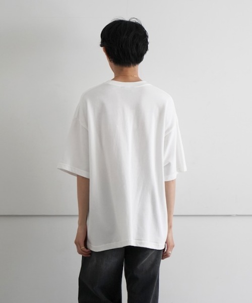 EVCON(エビコン)の「EVCON WIDE S/S T-SHIRT(Tシャツ/カットソー・メンズ・ホワイト/グレー/ブラック・1/2)」の5枚目の写真