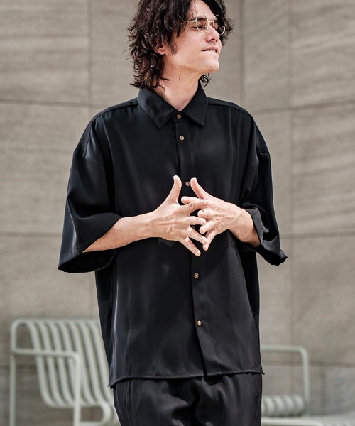 mhs2199- ビッグシルエットシャツ（シャツ/ブラウス）｜CAMBIO（カンビオ）