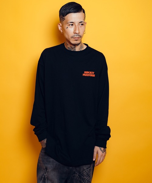 Subciety（サブサエティ）の「MEDAILLE L/S TEE（Tシャツ/カットソー・メンズ・スミクロ/アッシュ/ブラック/ホワイト・SMALL/XX-LARGE/X-LARGE/LARGE/MEDIUM）」の20枚目の写真
