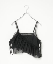 notch. | チュールアシメフリルビスチェ(キャミソール)