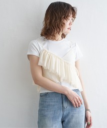 notch. | チュールアシメフリルビスチェ(キャミソール)