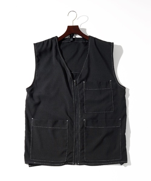 ステッチZIPベスト（ベスト）｜THISIS（ディスイズ）のファッション