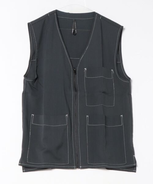 ステッチZIPベスト（ベスト）｜THISIS（ディスイズ）のファッション