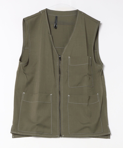 ステッチZIPベスト（ベスト）｜THISIS（ディスイズ）のファッション