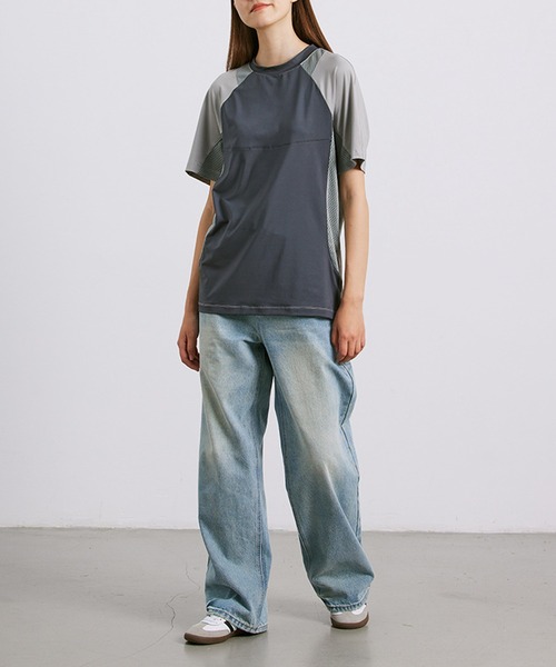 aimoha(アイモハ)の「aimoha outdoor ユニセックス バイカラー 速乾Tシャツ (SS)(Tシャツ/カットソー・レディース・ダークグレー・SMALL/MEDIUM/LARGE)」の21枚目の写真