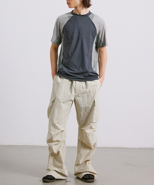 aimoha(アイモハ)の「aimoha outdoor ユニセックス バイカラー 速乾Tシャツ (SS)(Tシャツ/カットソー・レディース・ダークグレー・SMALL/MEDIUM/LARGE)」の6枚目の写真