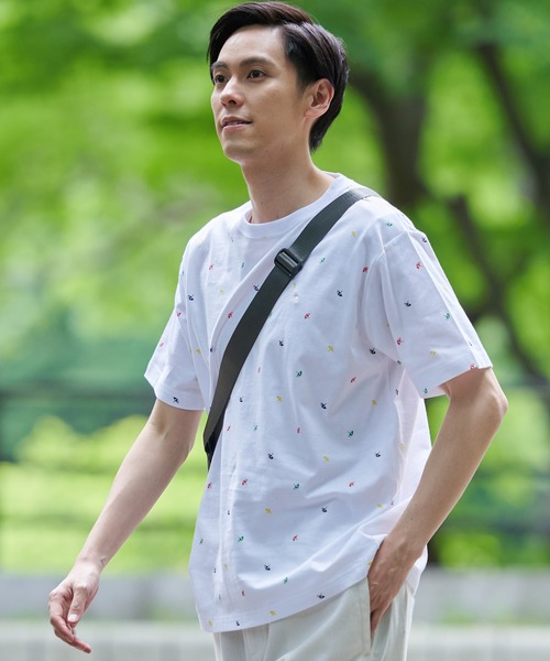 Arnold Palmer（アーノルドパーマー）の「撥水 メッセンジャーバッグ（ショルダーバッグ・レディース・ブラック/アイボリー/グリーン・F）」の14枚目の写真