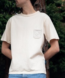 LAVENHAM | 【 日本製・USコットン半袖Tシャツ 】Jackman X Lavenham Lightweight Quilt Pocket Tee / ジャックマン X ラベンハム ライトウェイト キルト ポケット ティー(Tシャツ/カットソー)