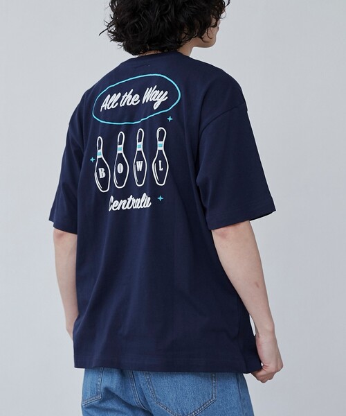 coen(コーエン)の「刺繍ハッポウプリントTシャツ(Tシャツ/カットソー・メンズ・ブラック/ネイビー/その他1/その他2・M/L/XL)」の2枚目の写真