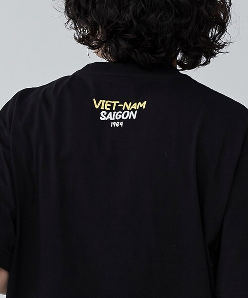 coen(コーエン)の「刺繍ハッポウプリントTシャツ(Tシャツ/カットソー・メンズ・ブラック/ネイビー/その他1/その他2・M/L/XL)」の13枚目の写真
