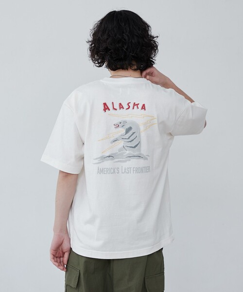 coen(コーエン)の「刺繍ハッポウプリントTシャツ(Tシャツ/カットソー・メンズ・ブラック/ネイビー/その他1/その他2・M/L/XL)」の14枚目の写真