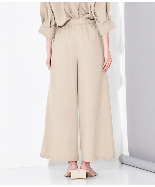 Settimissimo（セッティミッシモ）の「リネンタッチリブ切替ワイドパンツ（その他パンツ・レディース・ブラック/ベージュ・FREE）」の17枚目の写真